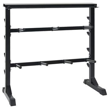 Estante Para Mancuernas Negro 99 X 45 X 95,5 Cm Vidaxl