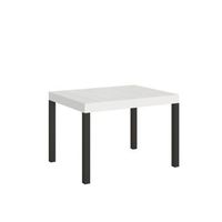 mesa extensible 70x110194 cm everyday fresno blanco estructura antracita