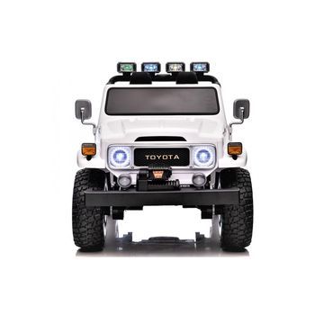 S316 Toyota Fj40  24v Para 2 Niños Blanco - Coche Eléctrico Infantil Para Niños Batería 24v Con Mando Control Remoto