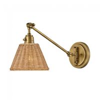 aplique de pared rattan