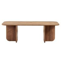 mesa baja de madera akira 120 x 60 x 41 cm - pino atlantico