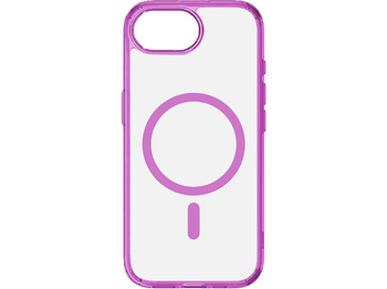 Funda móvil - CellularLine Iconic Mag, Para Apple iPhone 17e, 16e, SE(2025), Compatible con MagSafe, Rosa