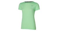maillot de manga corta mizuno impulse core green para mujer