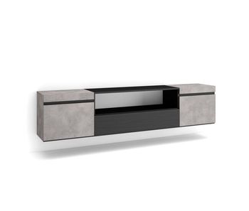 Mueble tv, televisión muebles de salón, almacenaje 200x35x45cm para tv hasta 80