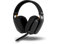 auriculares gaming - krom kanji supraaurales bluetooth 24 ghz y usb 40 mm negro