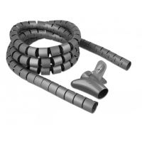 manguera de cable delock 18846 gris polietileno 3 cm