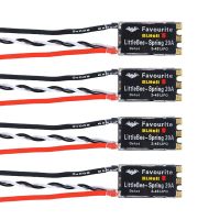 4pcs littlebee 20a 2-6s blhelis opto brushless esc para drones rc diy de carreras fpv