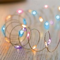 rainbow 100 led micro bright timer lights
