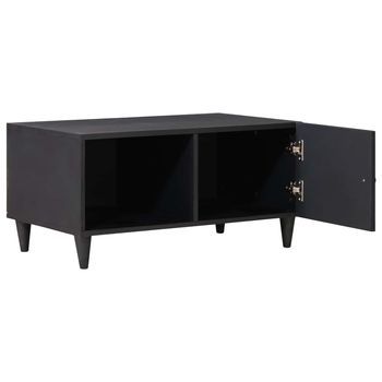 Mesa De Café | Mesa De Centro Multicolor 80 X 50 X 40 Cm Madera De Mango Maciza