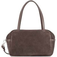 lancaster bolso de mano bolso de mano con cremallera m suede it marron para mujer