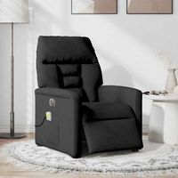sillon de salon  silla  sillon reclinable de masaje electrico tela negro