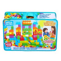 mega bloks vamos a aprender juguete de bloques de construccion 1 ano