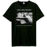 amplified clothing camiseta love will tear us apart para hombre