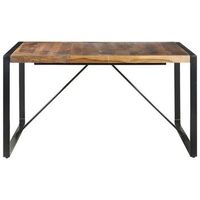 mesa de comedor  mesa de cocina de madera maciza 140x140x75 cm