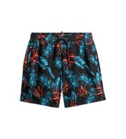 superdry para hombre m3010232a banador con estampado hawaiano marino m beachwear poliester reciclado sostenible