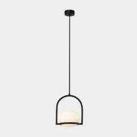 ledsc4 coco single - lampara colgante de techo e14 negro