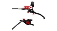 hope tech4 x2 disc break   manguito estandar negro   rojo trasero