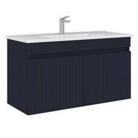 mueble para lavabo  - 100 x 45 x 57 cm - azul marino mate