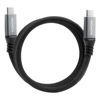 cable usb-c a usb-c adata caccu3-100w-100an-bk 1 m negro