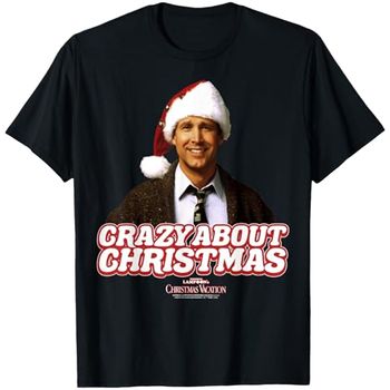 National Lampoon´s Christmas Va Camiseta Crazy About Christmas para niña