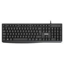 Nilox NXKBE000013 teclado Oficina USB EspaÃ±ol Negro