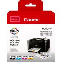 canon pgi-1500 multipack cartuchos de tinta originales negrocianmagentaamarillo