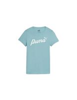 camiseta puma essentials script infantil lila