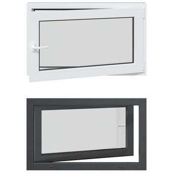 Ventana De Sótano Oscilante Y Abatible Risor 100 X 60 Cm Vidaxl