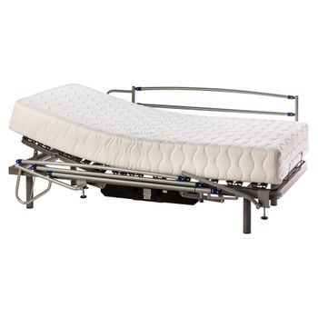 Eris Cama Articulada Eléctrica Eris Con Colchón Luka Y Barandillas - 135cm X 190cm - Mando Con Cable