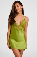 hunkemoller slipdress zara verde