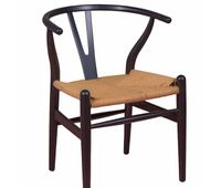 silla nordica en madera de haya de colores y cuerda ecologica - wish