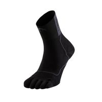 calcetines lurbel desafio toe four negro gris talla xl