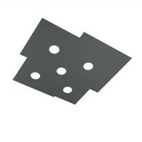 lampara de techo cuadrada toplight plate de 5 luces con casquillo gx53 estructura antracita diseno moderno 73x67x3cm