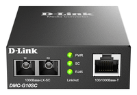 convertidor de medios monomodo 1001000 base-t a 1000 base-lx sc 10km power 5v