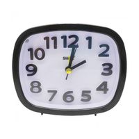 reloj despertador silencioso con luz y alarma plastico funcion snooze funcionamiento con pila 10 x 116 x 39 cm