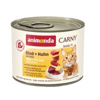 animonda carny senior 12 x 200 g - pack ahorro - vacuno pollo y queso