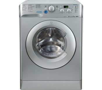 INDESIT Innex XWD71252S Washing Machine - Silver, Silver
