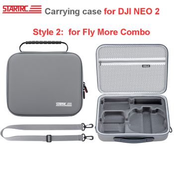 Estuche de transporte, bolso de hombro de viaje para DJI Neo 2 Fly More Combo, accesorios para drones, bolsa de almacenamiento, caja de bolso portátil de PU