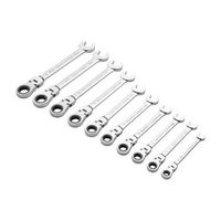 juego 10 llaves flexibles con cremallera cabeza articulada metrica industrial jetech