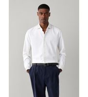 hackett london para hombre hm3010877 camisa gmd giro inglese blanco m algodon clasico manga larga