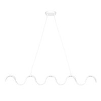 lampara colgante ondessa blanco 5 luces