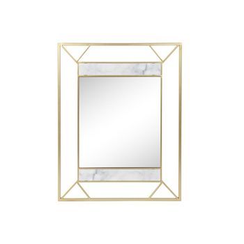 Espejo Metal Mdf 60x1,5x80 Dorado