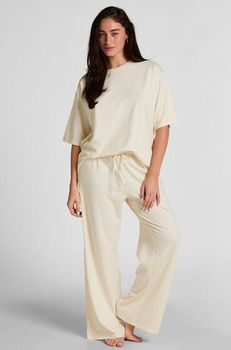 Hunkemöller Pantalón de Pijama Loose Blanco
