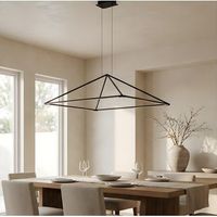 leds c4 lampara colgante tubs 900mm led 29w blanco calido 2700k negro para interior