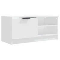 mueble para tv madera contrachapada blanco 80x35x365 cm vidaxl
