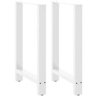 patas de mesa de centro acero blanco 2 uds 60x90-91 cm vidaxl