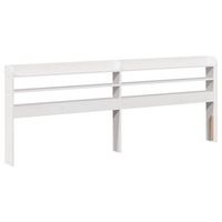cabecerocabecero camapanel de cabecera con estantes madera maciza pino blanco 180 cm