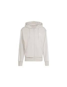 Chaqueta adidas 3 Bandas French Terry Fz Hd Hombre Beige