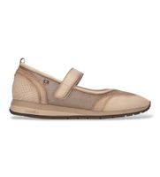 carmela para mujer 16435303-beige bailarinas de piel 164353 beige 39 1 a 3cm velcro casual
