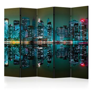 Biombo - Gold Reflections - Nyc Ii (225x172 Cm)